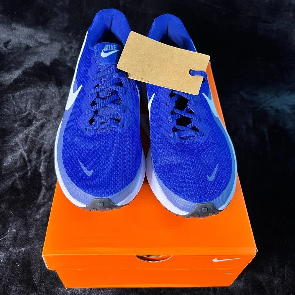 Nike Revolution 8 HJ9198-401 Sneakers Mens US 12 Royal Blue White‎ Running Shoes